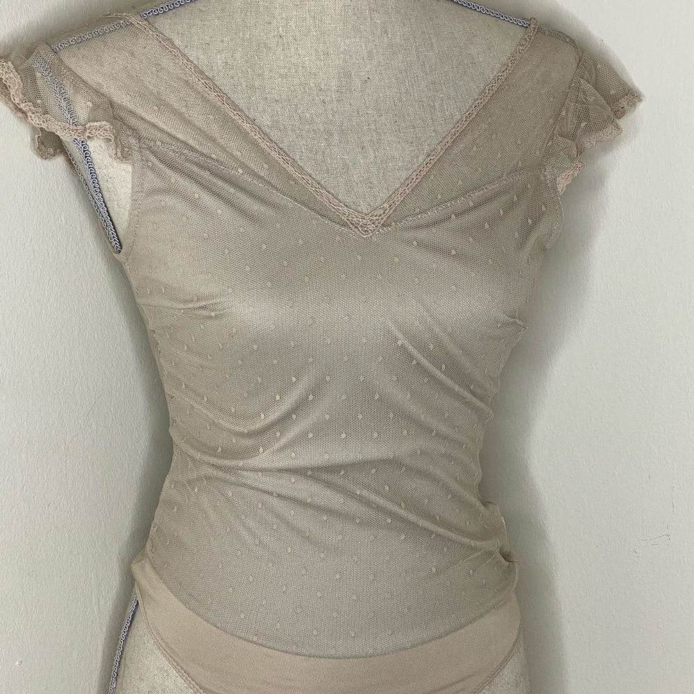 Fashion Nova Tan Body Suit